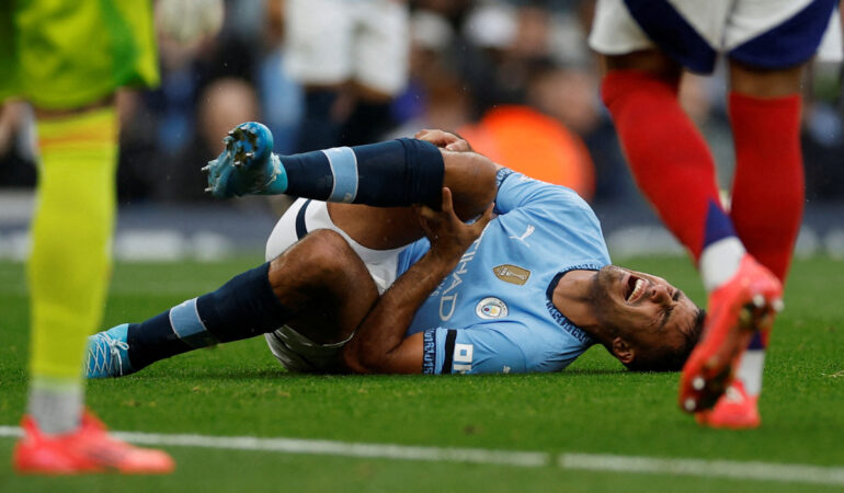 Guardiola confirma que Rodri queda fuera toda la temporada. FOTO: Reuters