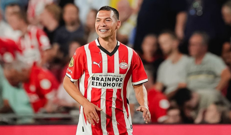 Hirving Lozano es el líder goleador de la Eredivisie