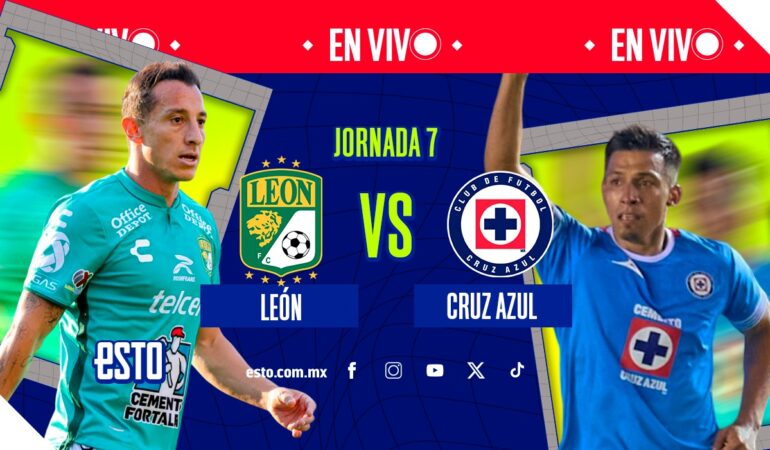 León y Cruz Azul se ven las caras en la jornada 7 del Apertura 2024