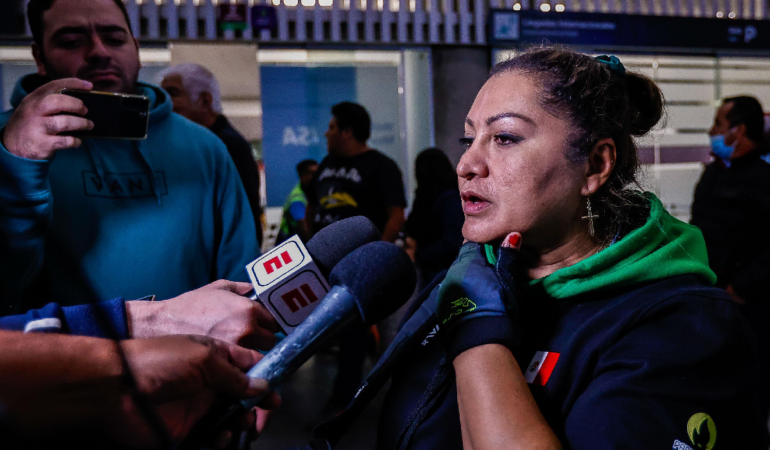 María de los Ángeles Ortiz regresa satisfecha con su desempeño en París 2024 / Foto: Luis Garduño