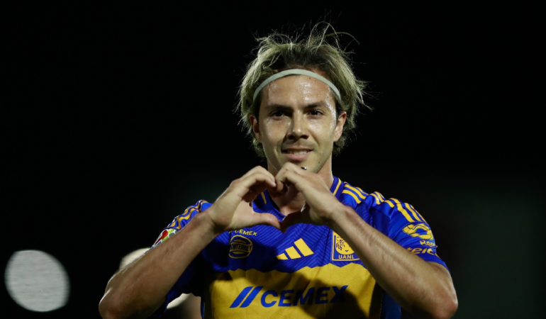 Sebastián Córdova le dio el triunfo a Tigres sobre Juárez foto_ Mexsport