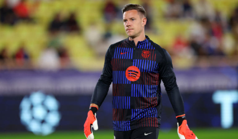 Ter Stegen se lesionó la rodilla foto_ Reuters