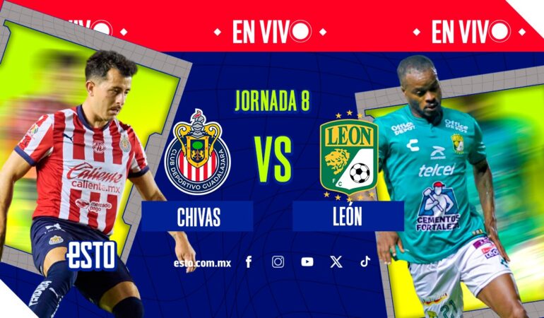 Sigue en vivo el partido entre Chivas y León / Arte: Noé López