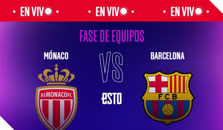 Sigue en vivo el Mónaco vs Barcelona / Arte: Abril Hernández
