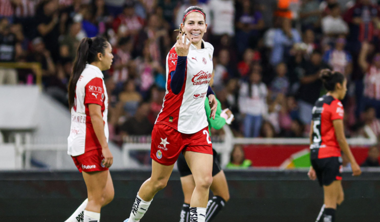 Alicia Cervantes ya es la máxima goleadora de la Liga MX Femenil / Foto: David Tamayo