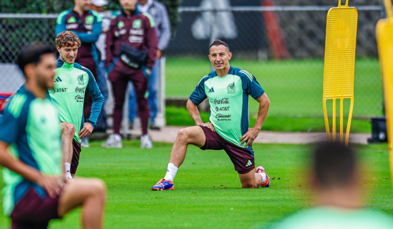 Andrés Guardado tuvo uno de sus últimos entrenamientos con Selección / Foto: Luis Garduño