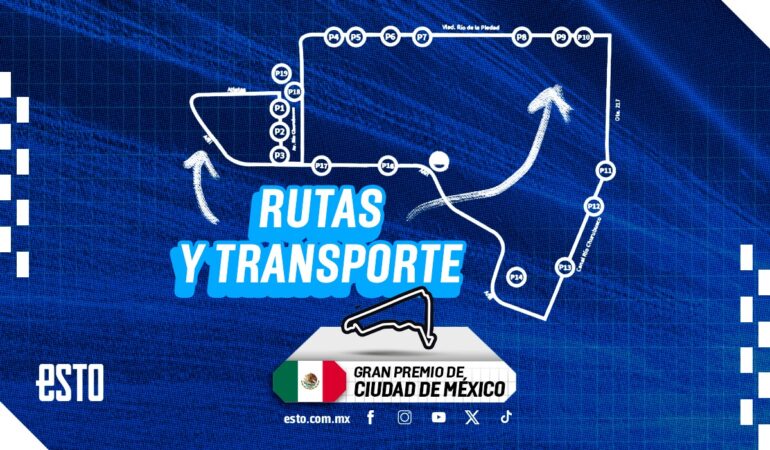 El Gran Premio de México cambiará las rutas de transporte Foto Noé López