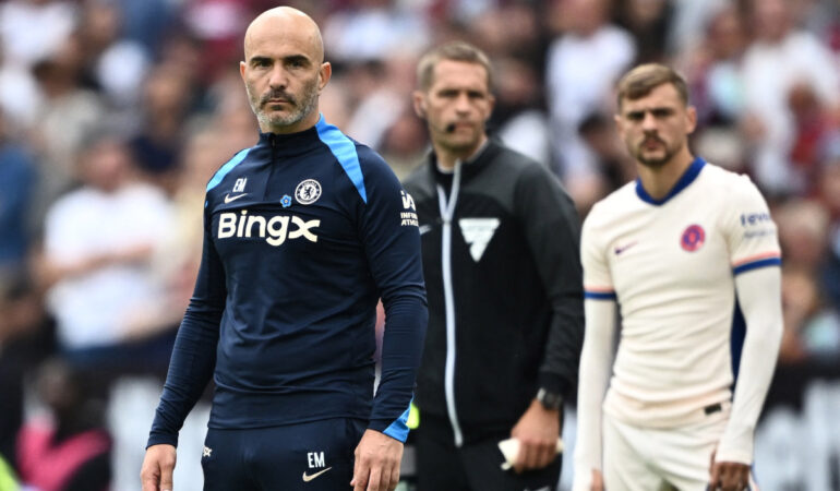 Enzo Maresca no ve posibilidades de pelear el título contra Arsenal o Manchester City. FOTO: Reuters