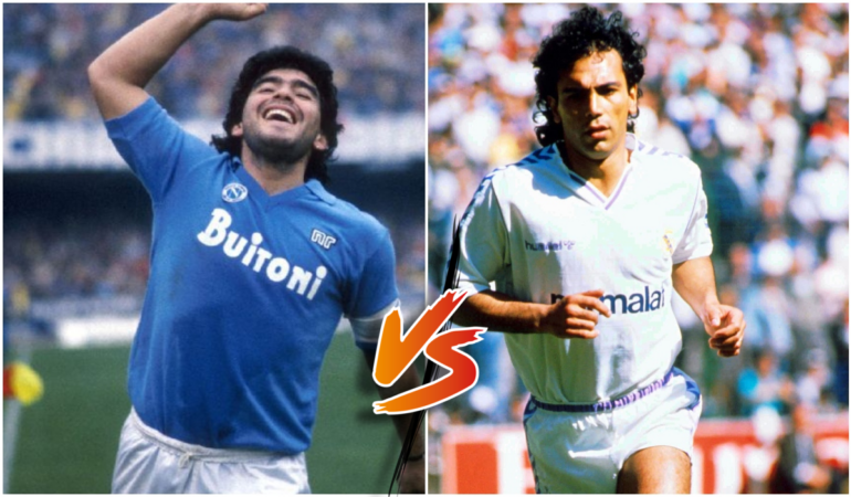 Hugo Sánchez y Maradona sólo jugaron juntos una vez / Foto: Mexsport