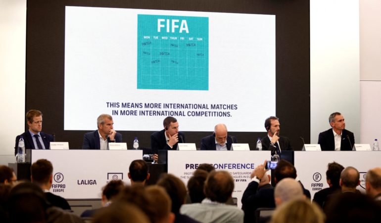 La FIFPro demandó a la FIFA por exceso de partidos / Foto: Reuters