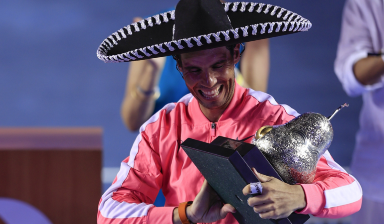 Nadal ganó su último Abierto Mexicano de Tenis en 2022. FOTO: MEXSPORT
