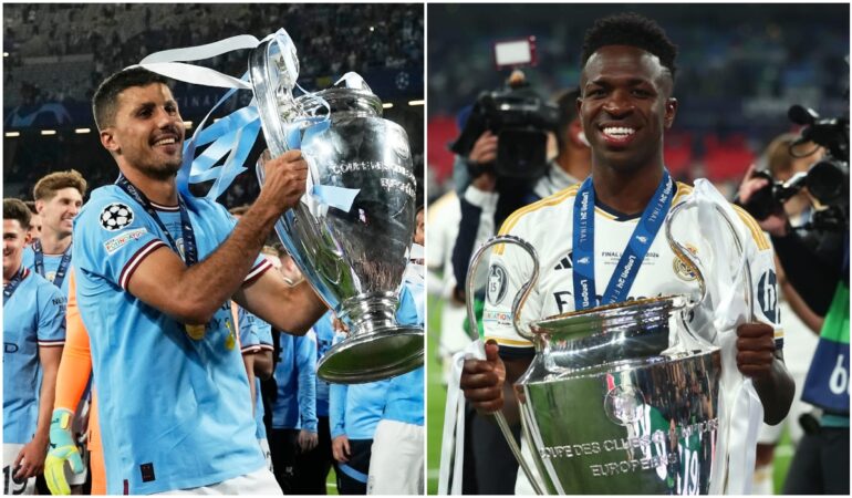 Rodri sí tuvo mejor temporada que Vinicius Jr / Foto: Reuters