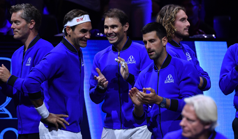 Roger Federer, Rafael Nadal y Novak Djokovic compartieron lo más alto del tenis / Foto: Reuters