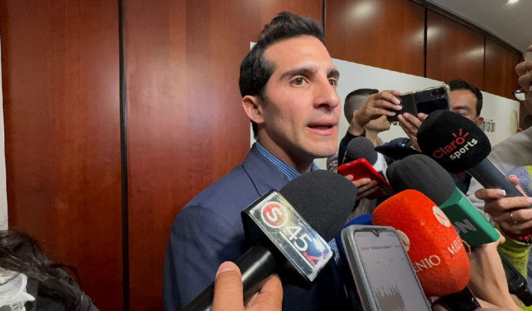Rommel Pacheco, director de la Conade aseguro que ha estado en contacto con algunos deportistas. Foto: Juan Antonio Dávalos