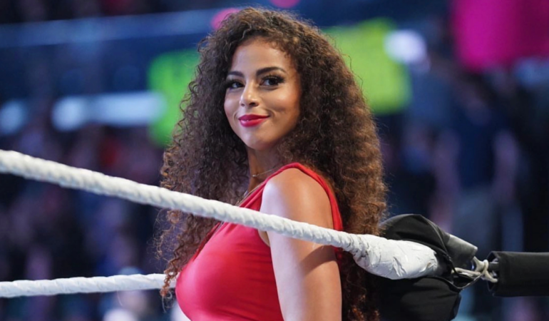 Samantha Irvin dejó de ser la anunciadora de WWE / Foto: Cortesía WWE