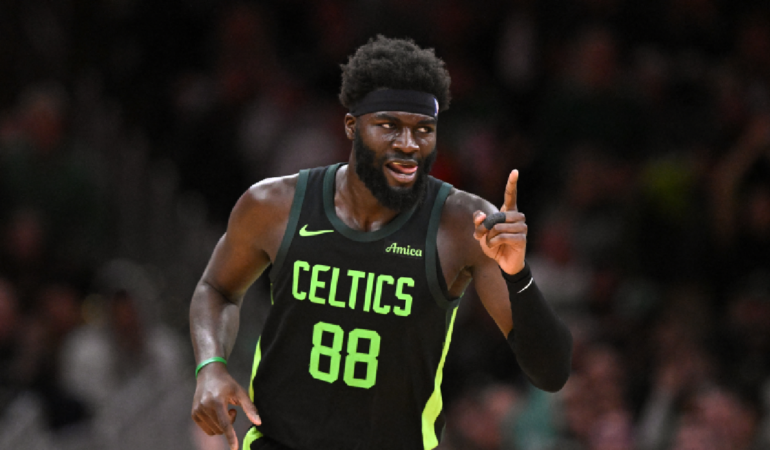 Boston Celtics se llevaron la victoria en la NBA. Foto: AFP
