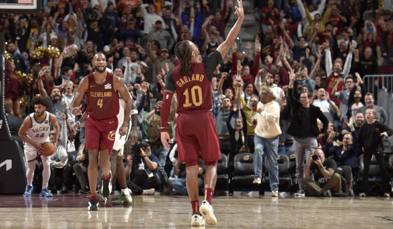 Cleveland se mantiene invicto en la NBA. Foto: AFP