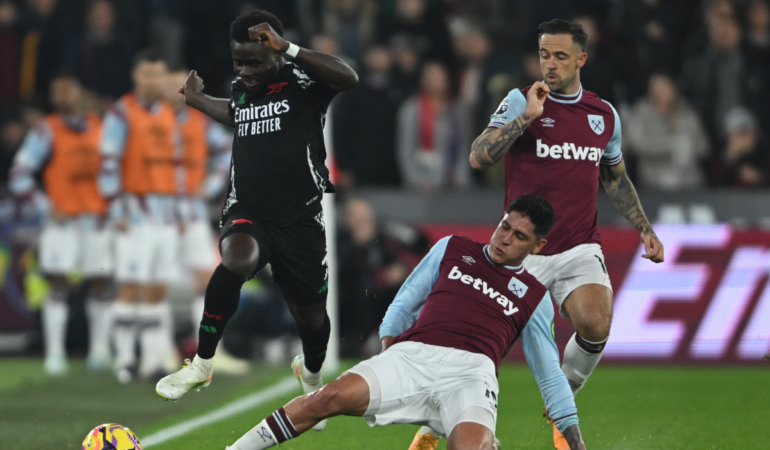 Edson Álvarez ingresó de cambio con el West Ham / Foto: EFE