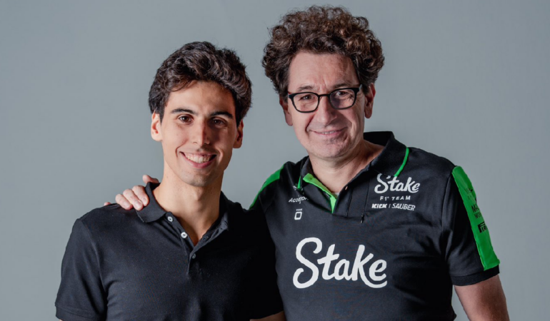 Gabriel Bortoleto correrá en Sauber en la temporada 2025 / Foto: @stakef1team_ks