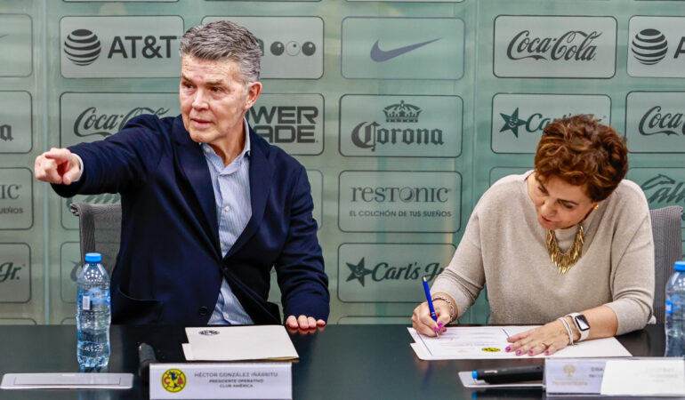Héctor González Iñárritu destaca que América piensa en el Tricampeonato. FOTO: Luis Garduño | ESTO