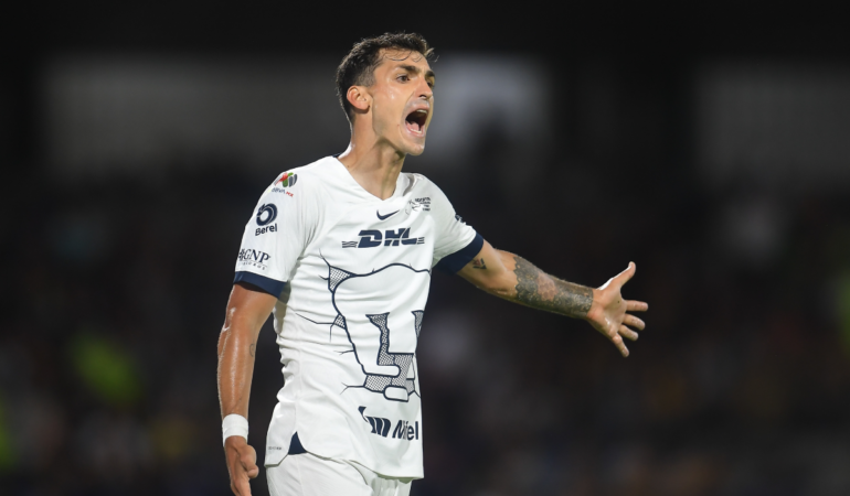 Juan Ignacio Dinenno mandó mensaje de apoyo a Pumas / Foto: Mexsport