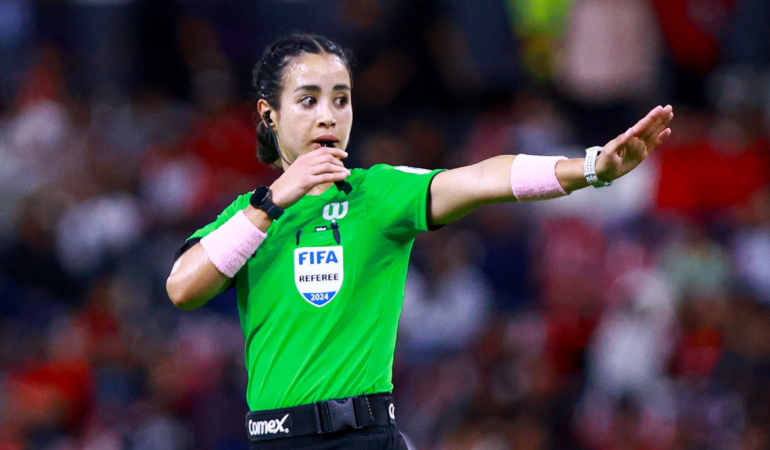 Katia Itzel García recibió el PND en la categoría de árbitro o juez