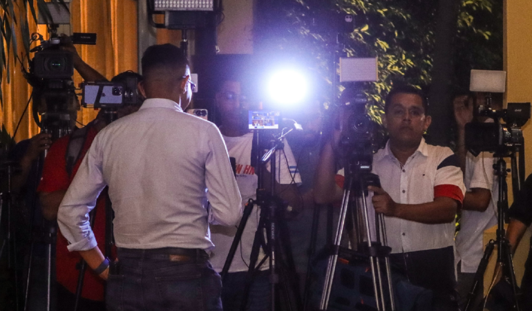 La prensa de Honduras siente confianza con las palabras de Carlos Pavón / Foto: Oswaldo Figueroa / Enviado