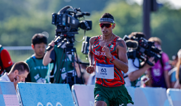 Noel Chama ya comenzó su cicló olímpico a Los Ángeles 2028, quiere una medalla en Juegos Olímpicos. Foto: Luis Garduño
