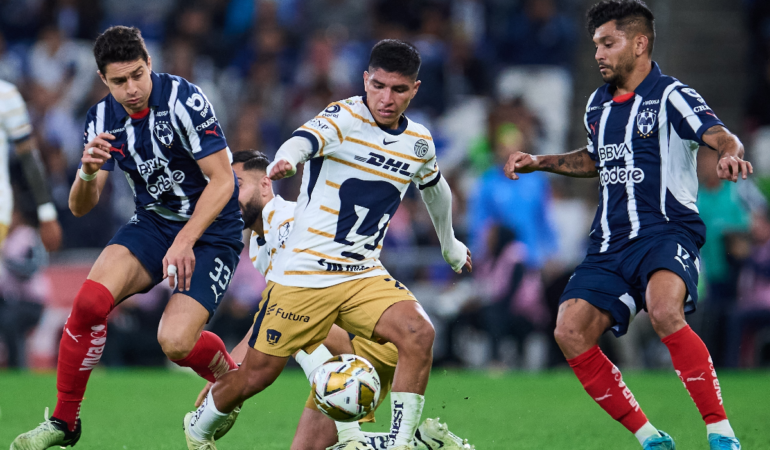 Pumas perdió ante Rayados 1-0 foto- Mexsport
