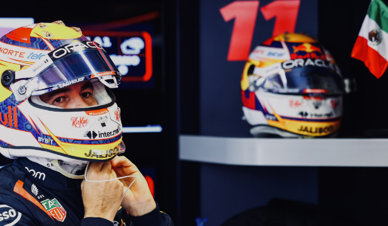 Sergio Pérez espera que termine la temporada de la F1. Foto: @SChecoPerez