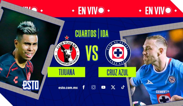 Tijuana vs Cruz Azul, Cuartos de Final. Arte: Noé Gómez