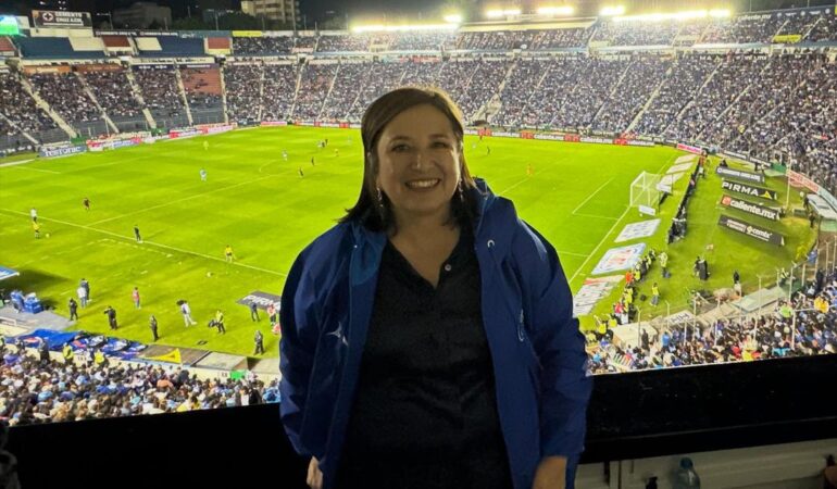 Xóchitl Gálvez pide que no se metan con Cruz Azul. FOTO: Ig @xochitlgalvez