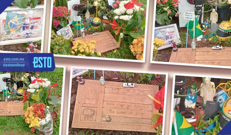 Ayrton Senna da Silva sigue enterrado en Brasil Foto Héctor Alfonso Morales