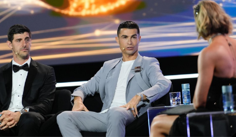 Cristiano Ronaldo explotó contra la organización del Balón de Oro / Foto: @Globe_Soccer