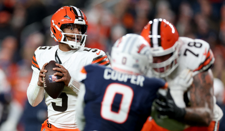 Denver Broncos se llevó la victoria ante Cleveland. Foto: AFP