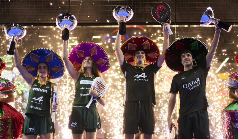 Ganadores Major Premier Padel Acapulco | Cortesía Premier Padel