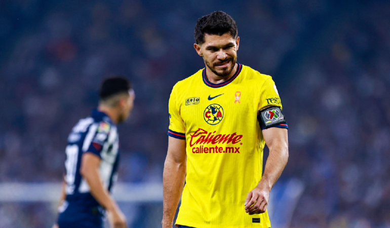 Henry Martín estuvo tocado desde los primeros momentos del partido / Foto: Luis Garduño | Enviado