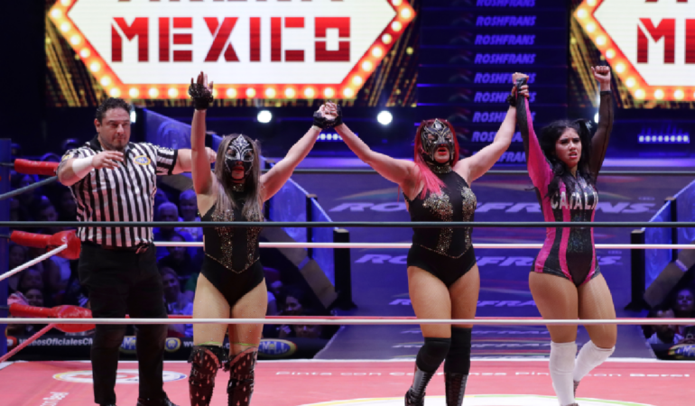 La Jarochita anunció su regreso al ring. Foto: Ramón Romero