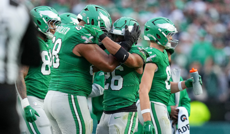 Las Águilas de Philadelphia se impusieron a Dallas. Foto: AFP