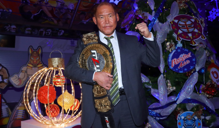Okumura reconoce que la lucha libre es su vida / Foto: Oswaldo Figueroa