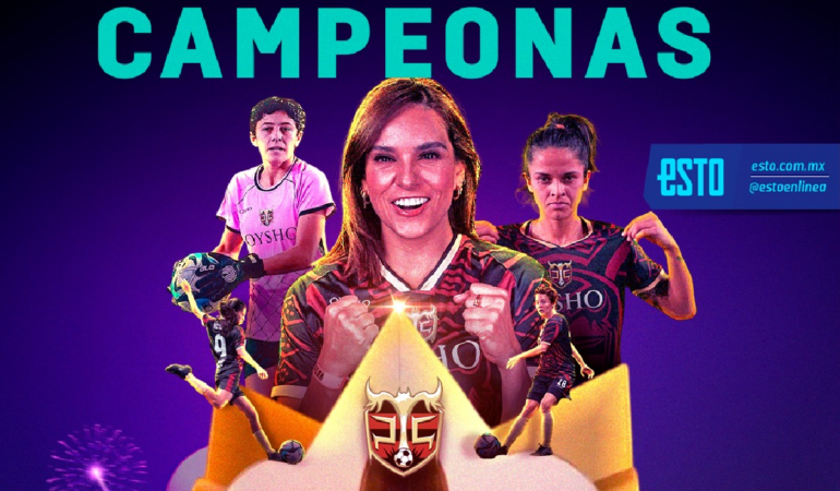 Peluche Caligari se proclama campeonas en la Queens League. Arte: Noé López