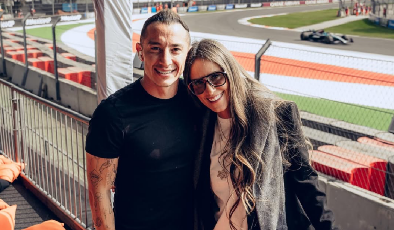 Sandra de la Vega disfruta la compañía de Andrés Guardado ahora que está retirado / Foto: Instagram sandradlv