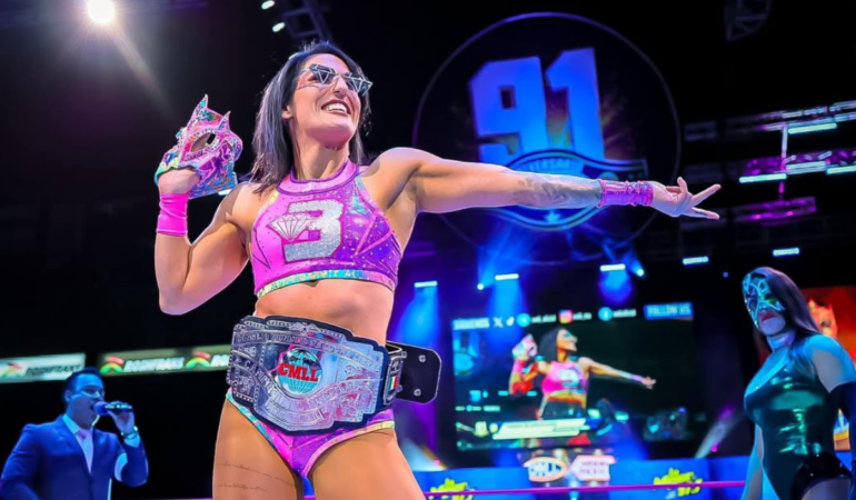 Tessa Blanchard rápidamente logró hacerse con un gran nombre en el CMLL