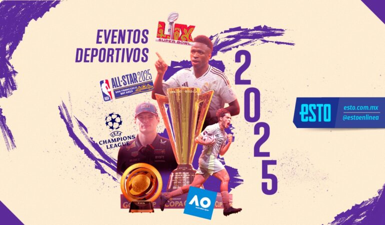 Los evento del 2025 en el mundo del deporte. Arte: Noé López
