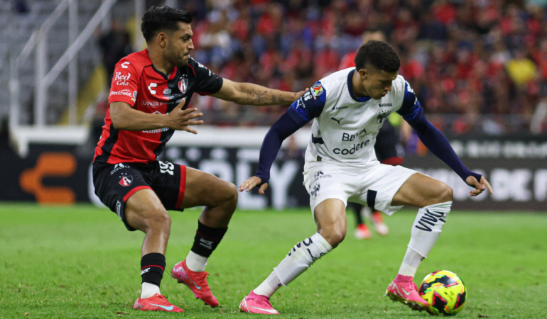 Atlas y Rayados empataron a tres goles. Foto: David Tamayo