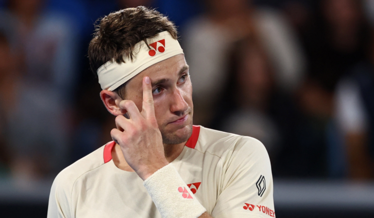 Casper Ruud quedó eliminado del Australian Open / Foto: Reuters