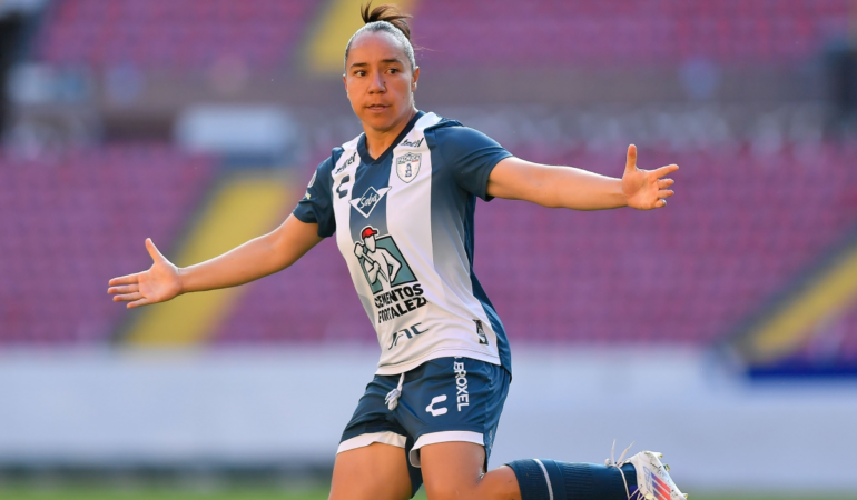 Charlyn Corral ya lleva 9 goles en cinco juegos del Clausura 2025 / Foto: Mexsport
