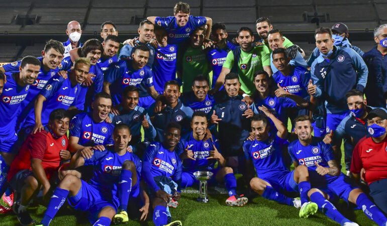 Cruz Azul ganó como local en CU la Copa por México en medio de la pandemia de Covid 19. FOTO: Mexsport