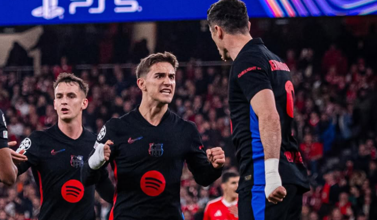 El Barcelona le remontó al Benfica en Champions / Foto: IG Barcelona