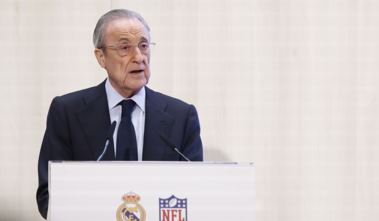 Florentino Pérez seguirá como presidente del Real Madrid / Foto: EFE